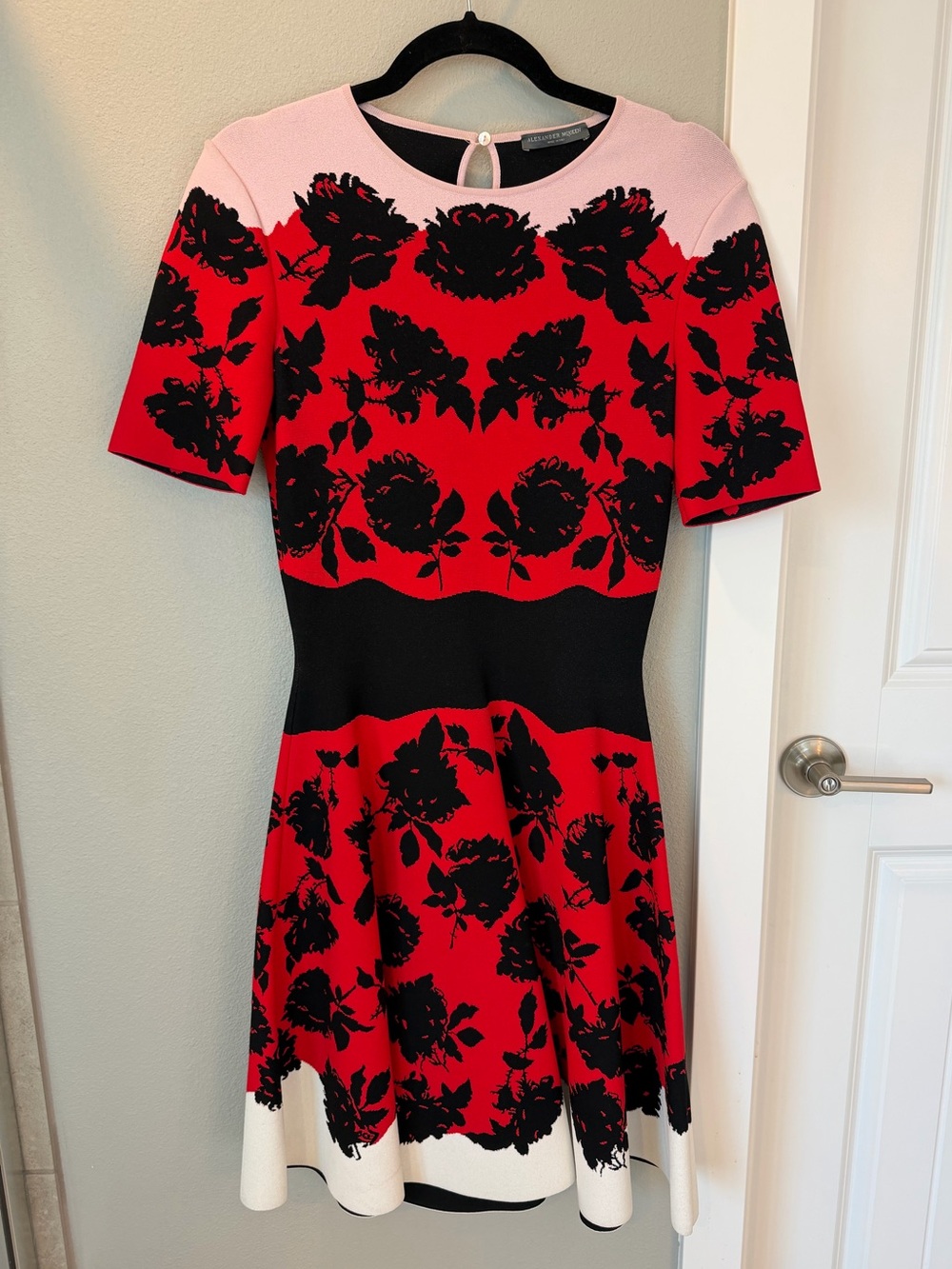 Alexander McQueen Floral Knit Dress